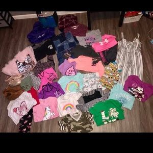 Girls justice, children’s place, under armour lot